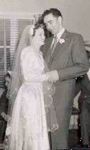 Tom Perrin and Patrica Diane Fletcher - Just married 1952